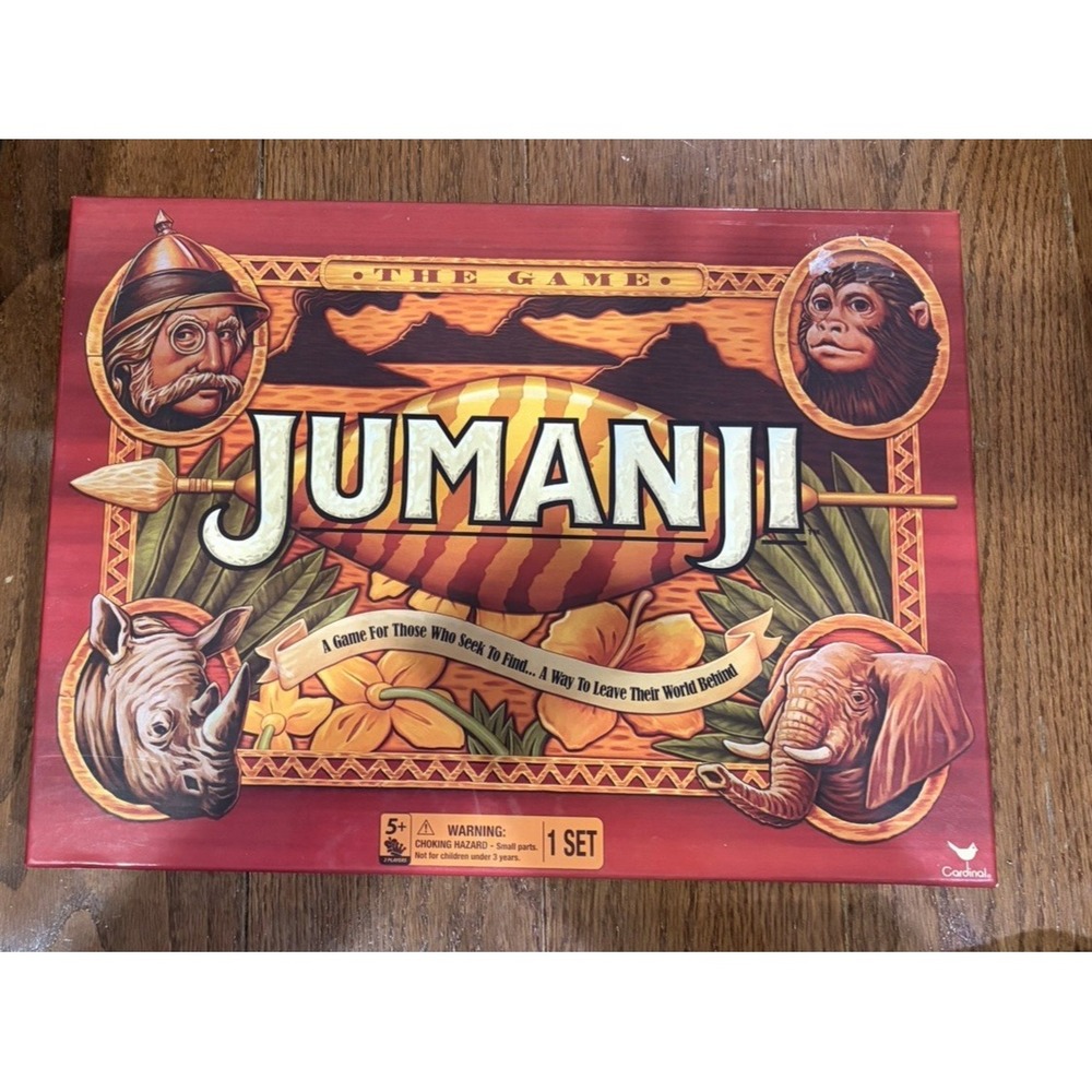Jumanji The Game by‎ Cardinal - 2017 Edition - 100% Complete and NICE!